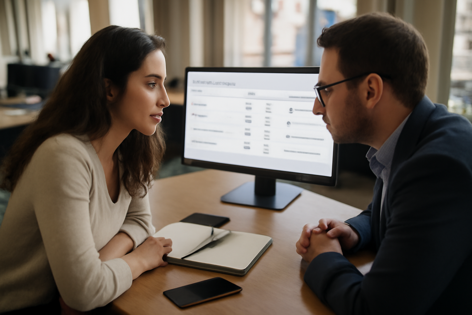 nom de domaine seo sur un écran avec un bureau d’agence SEO à Paris