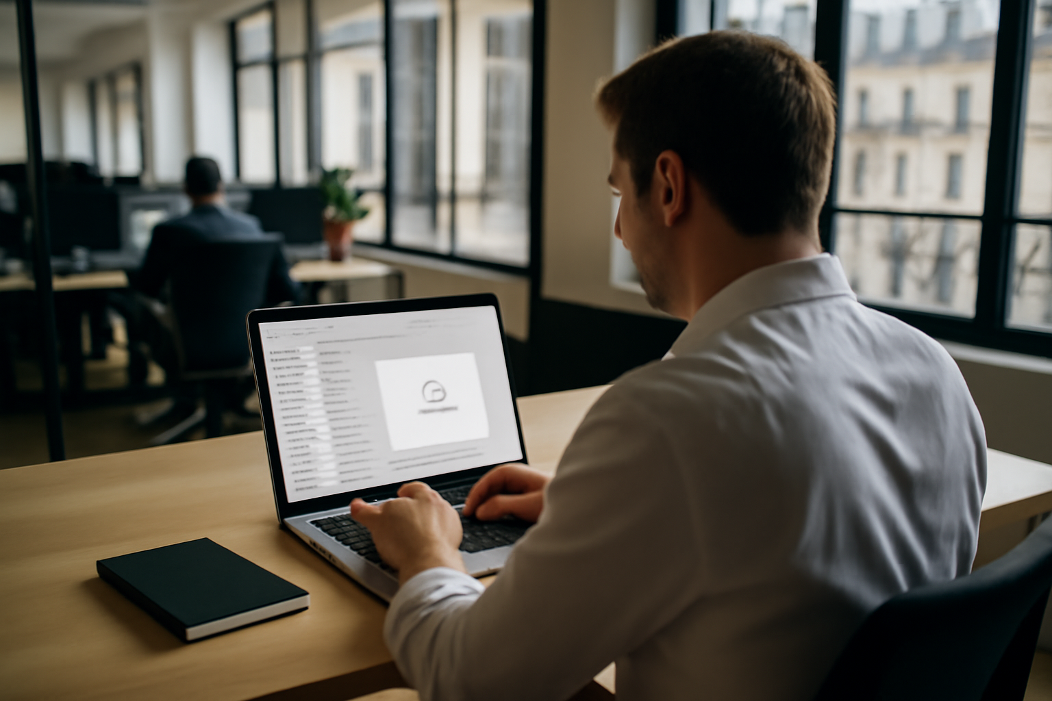 trouver l'adresse mail : vérification d’un e-mail sur écran professionnel