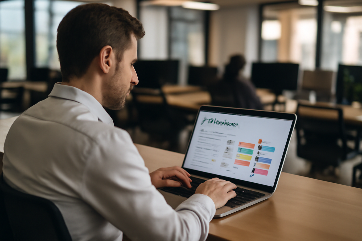 notion seo sur un écran montrant un tableau de bord de suivi SEO